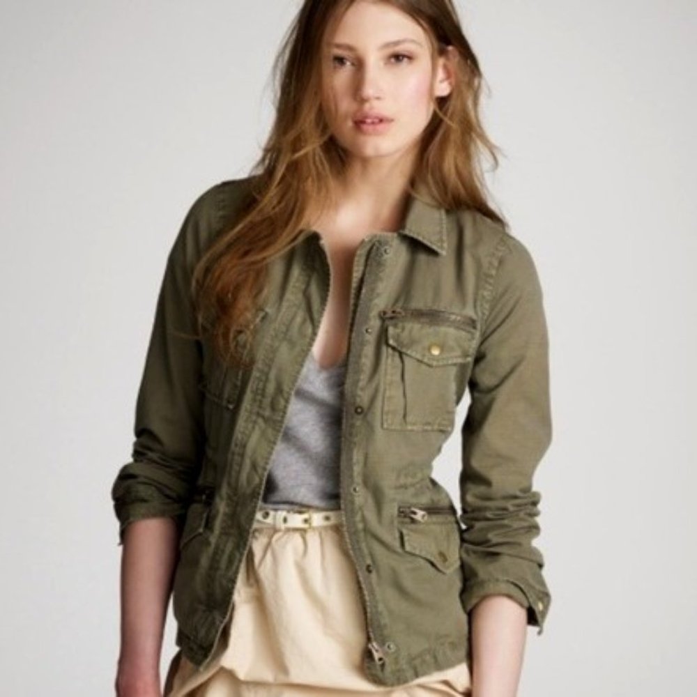 J. Crew Ripstop Utility Jacket